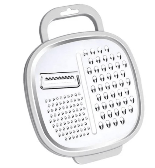 Chefline Multi Slicer31 - Sc09 Cheese Grater Citrus Lemon Zester with Food Storage Container & Lid - Perfect For Hard Parmesan Or Soft Cheddar Cheeses, Ginger, Vegetables, Butter, Chocolate & Nutmeg,F54820 - Image 4